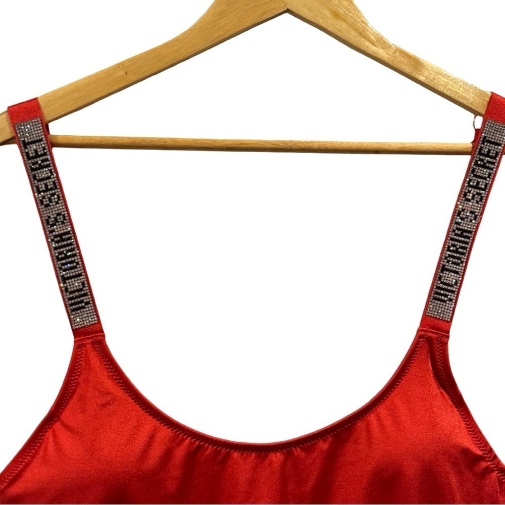 Victoria Secret NWT Bling strap red cheeky One piece Size L - Picture 4 of 9